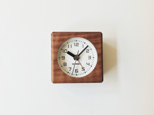 Katomoku Alarm Clock 7 Walnut Ver Km 100wa 加藤木工株式会社 Online Shop