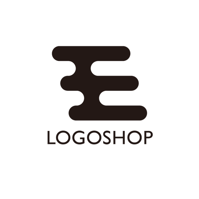 和風の雲のようなe アルファベット E 雲 和風 フード 飲食店 カフェ 物販 小売 製造 ショップ 店舗 ロゴ購入 販売 Logoshop ロゴショップ