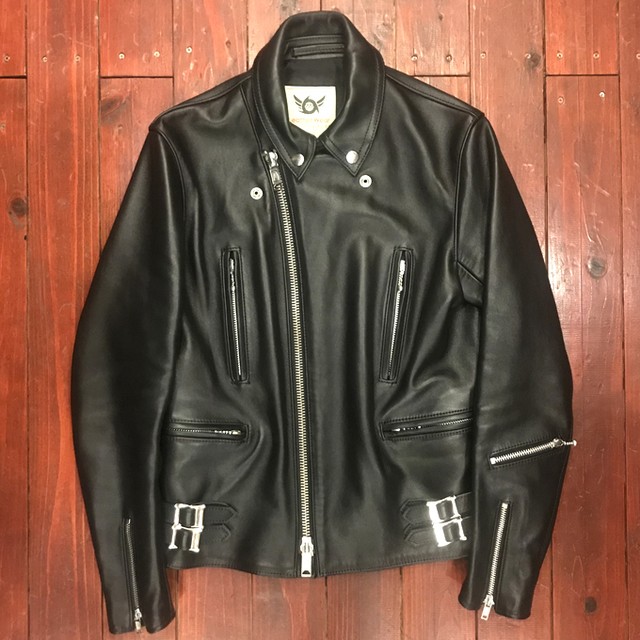 Tight Fit U K Side Belt Riders Jacket Ljm 1tf 666 Leather Wear トリプルシックスレザーウエア Speed Spunky 69