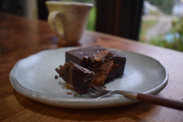 いちじくショコラ 大内宿 古民家カフェ 分家玉や