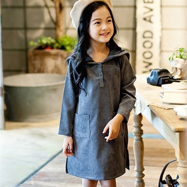韓国子供服 コーディロイセーラーロゴワンピース おしゃれな韓国子供服のプチプラ通販サイトmukku