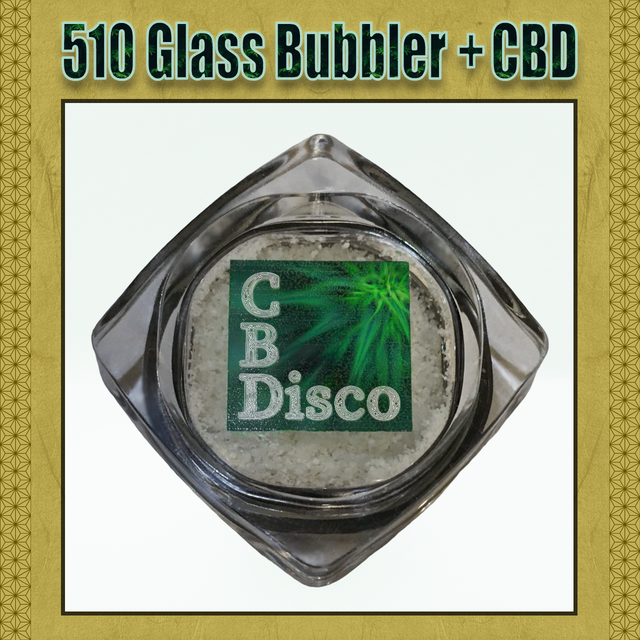 Cbd 510 Glass Bubbler Cbdクリスタルorwax1g Cbdisco