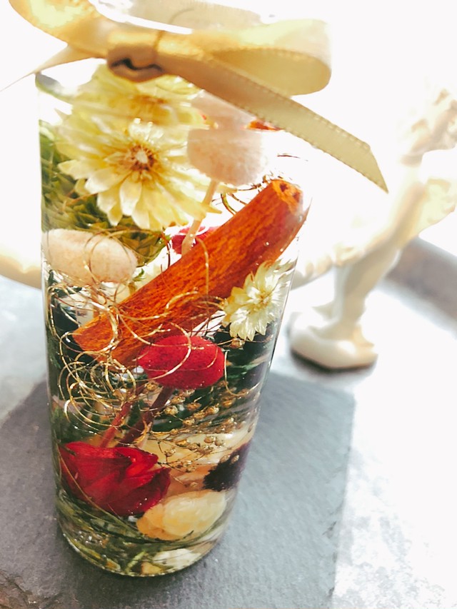 クリスマスハーバリウム ボタニカルジェルランタン などインテリア雑貨のお店la On結 ボタニカルジェルランタンなどインテリア雑貨la On結
