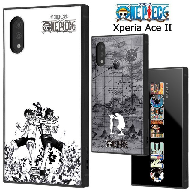 Xperia Ace Ii ワンピース ハイブリッド スクエア ケース カバー ソフト ソフトケース ハード ハードケース キャラクター グッズ ルフィ エース サンジ ゾロ チョッパー エクスペリア エース マークツー Aceii 2 Xperiaaceii So 41b スマホケース スマホカバー S In 7h673