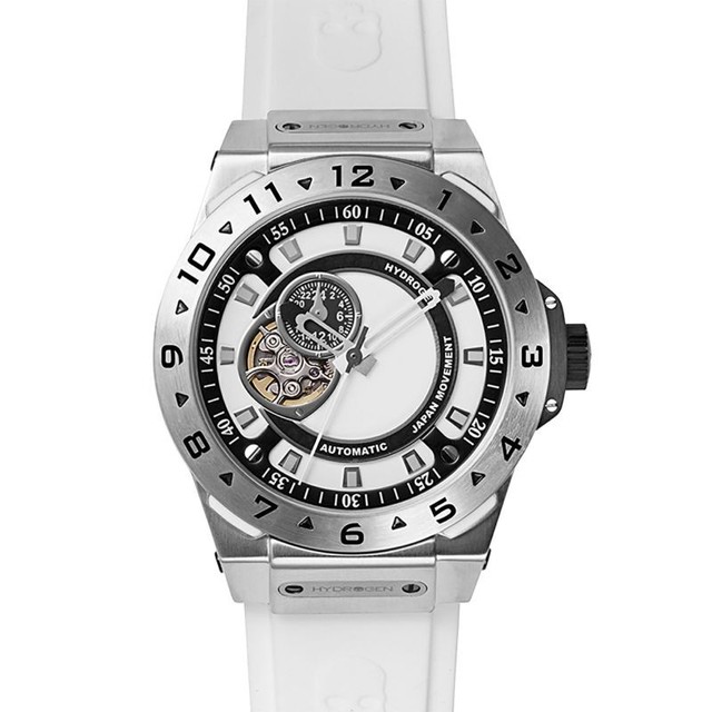 【HYDROGEN WATCH ハイドロゲンウォッチ】HW424400/VENTO ヴェント(ホワイト×シルバー)/国内正規品 腕時計