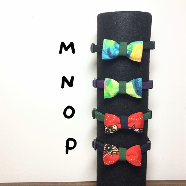 和柄リメイク 犬猫用蝶ネクタイ 海猫商店