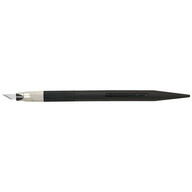 Ntカッター デザインナイフ アートワークや切り絵等の繊細な切り抜きに D 400p ブラック Baiju