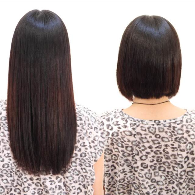 ヘアカット 塩谷彩香 ビフォーアフターヘアメイク術