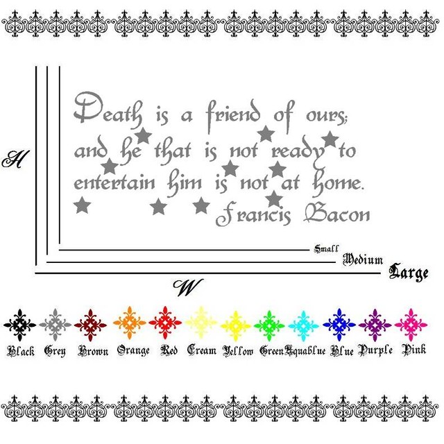 おしゃれ感に大満足 フランシス ベーコン 偉人の名言のインテリアシール ウォールステッカー 英字 言葉 名言集 おしゃれ おすすめ Interiorwall インテリアウォール 本店