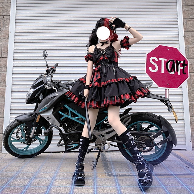 人気満点 ゴスロリ系 病み可愛い ツーピース レトロ ジャンパースカート シフォン オフショル 透け感 黒ゴス 地雷系 ストリート系 原宿系 オルチャ 春物がお買い得 週末限定sale Centrodeladultomayor Com Uy