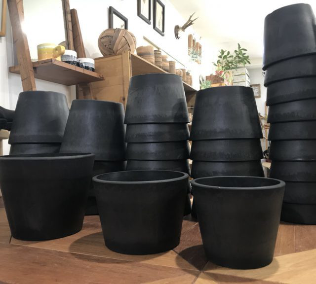 W15 プラ鉢 ポット ブラック W15 H10 Cm 黒プラ鉢 植木鉢 Black Plastic Pot Clutch Furniture クラッチ ファニチャー