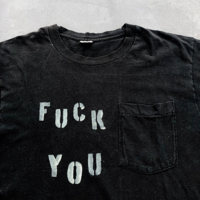 Vintage Fuck You T Shirt No Sign