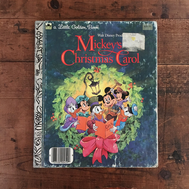 ヴィンテージ 洋書 絵本 Micky S Christmas Carol ミッキー クリスマス 英語 E Vintage ヴィンテージ 洋書 雑貨のお店