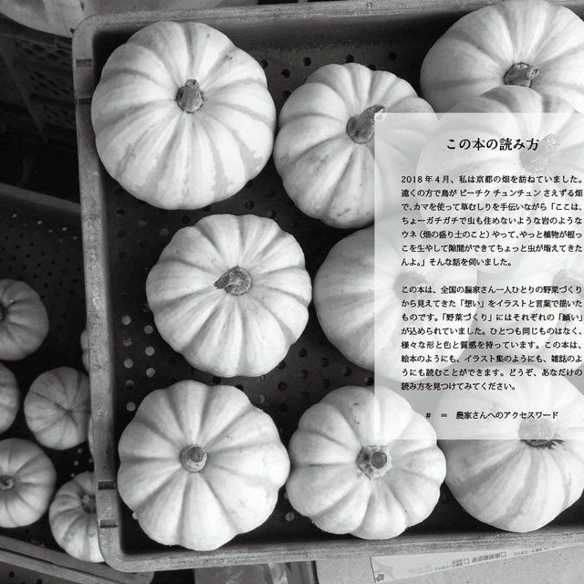 全国の農家さんを尋ね作ったイラストブック Yasai Zukuri 野菜labo