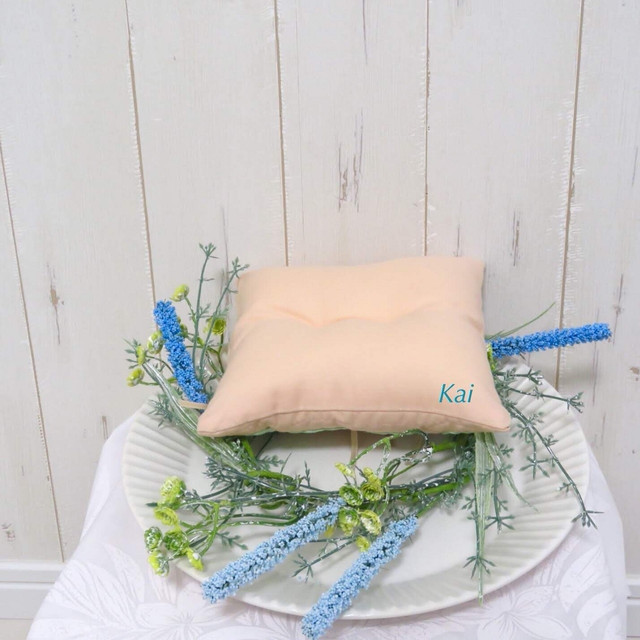 幸せな花嫁さんへ 愛らしいピカケのリングピロー 中級者さん向け Hawaiian Quilt Kai