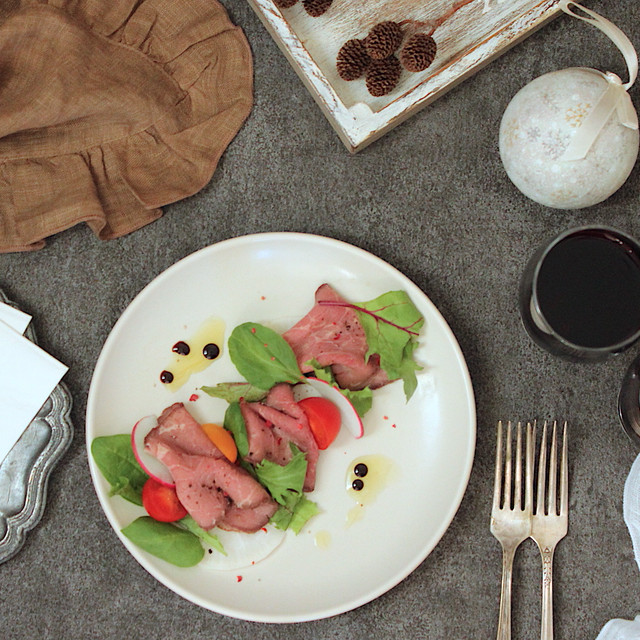 ローストビーフの盛り付け Food Styling Labo センスアップの盛り付けレッスンーオンラインー