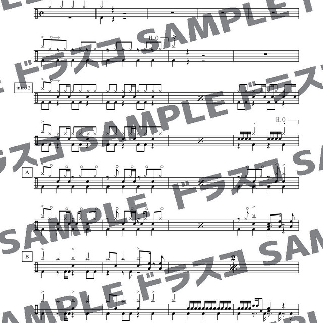いいから Waniam ワニマ ドラム譜 ドラム譜面 楽譜 販売専門 ドラスコ