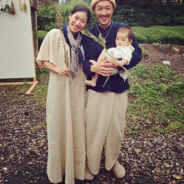 新品 ヘンプ ワンピース 藍染め 生成り ロング ワンピース 麻 ヘンプコットン マキシワンピ 送料無料 木草弥生月