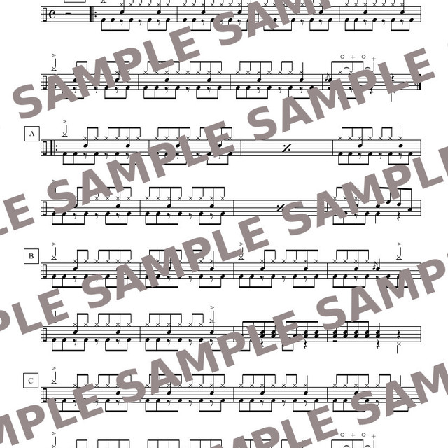 Beat Sweet Last Gigs Ver Boowy ドラム譜 ドラム譜面 楽譜 販売専門 ドラスコ