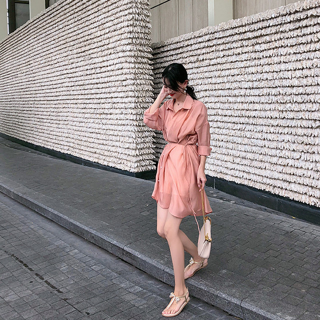 シャツブラウススカート ショート ピンク 韓国系 ガーリー お呼ばれ カジュアル フェミニン エレガ ント ビジュー 清楚 オルチャン Cc Miel Style Clothing