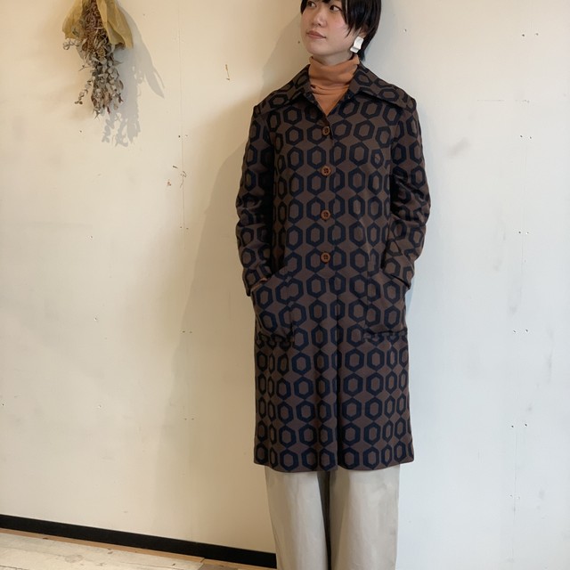 ヘルシンキ ヘキサゴン柄ワンピース The Kitanoshop