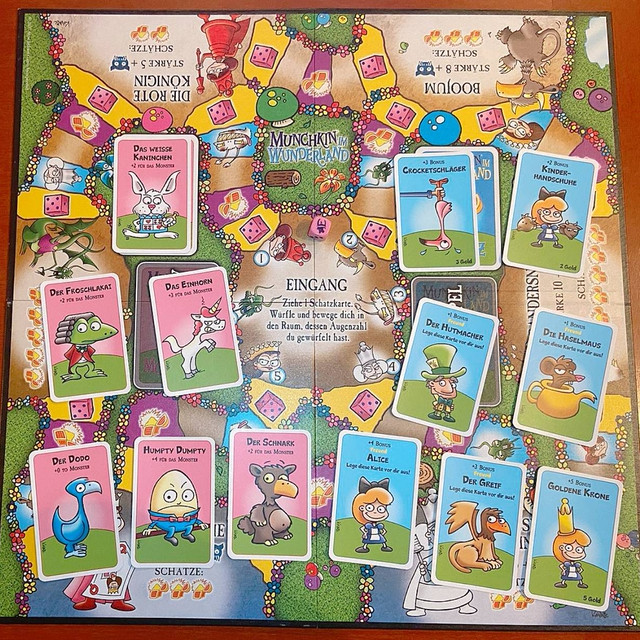 ラスト1点 和訳付 不思議の国のアリス マンチキン ワンダーランド ボードゲーム Alice In Wonderland Munchkin Wonderland Boardgame 海外アニメ 映画のボードゲームショップ Cocktailtoys カクテルトイズ