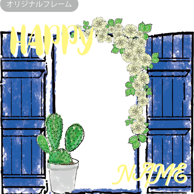 Mado 001 オリジナルフレーム ステッカー The Decoration Market 01