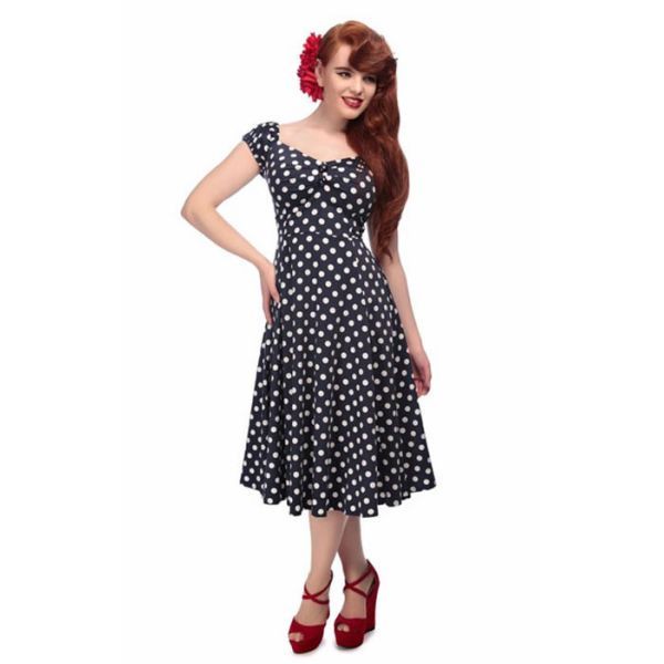 サイズ11号 ロカビリーワンピース 50sファッション サーキュラーワンピース R R Stoer Tommy Gun