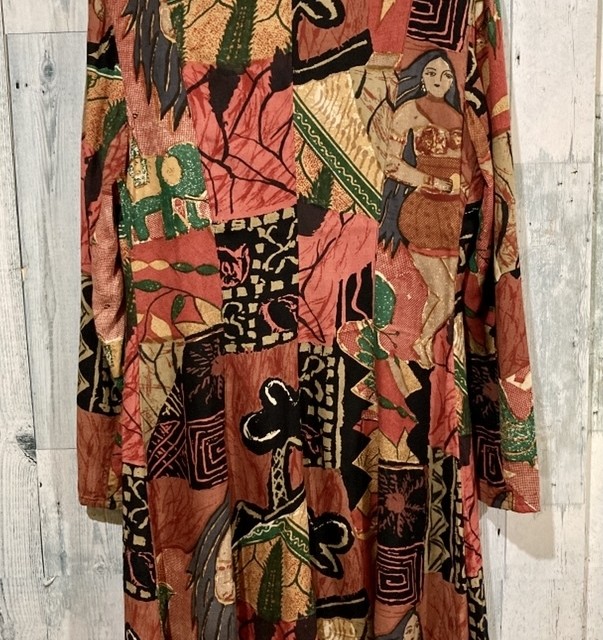 クーポン発行 フランスビンテージ古着 Rene Derhy ルネデリー ワンピース コート 最安 Posenclosures Com