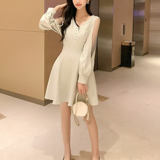 ついに再入荷 大きいサイズ ボリューム袖 シースルー ワンピース セクシー メッシュランタン 偉大な Shapirolegal Com