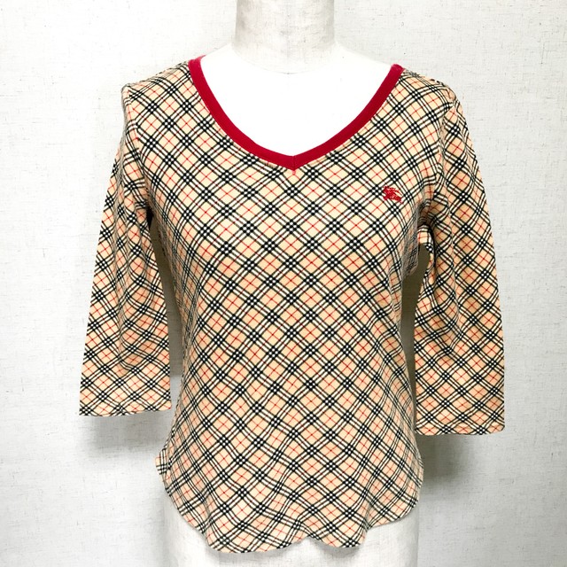 バーバリーブルーレーベル カットソー チェック38 Stock B