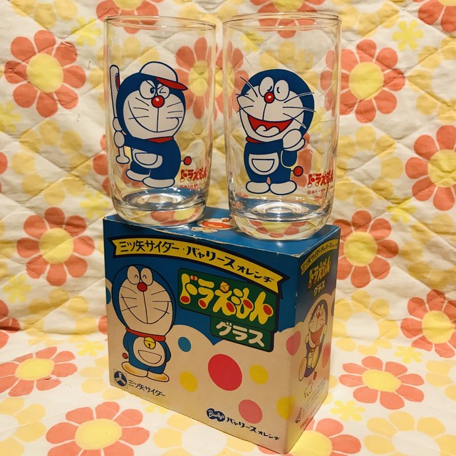 昭和レトロ ドラえもんグラス 今博