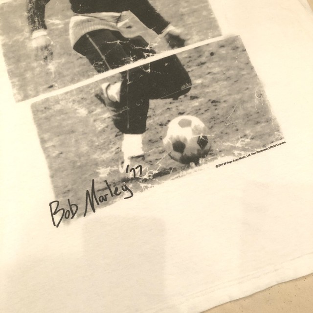 Zion Bob Marley Soccer プリント Tシャツ Dandees