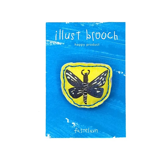 イラストブローチ トンボ01 Fastelavn