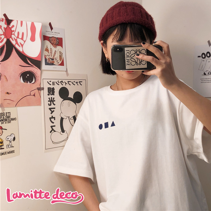 マークがおしゃれ 着回ししやすいシンプルtシャツ Base Mag