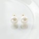 K18 白蝶パール スタッド ピアス