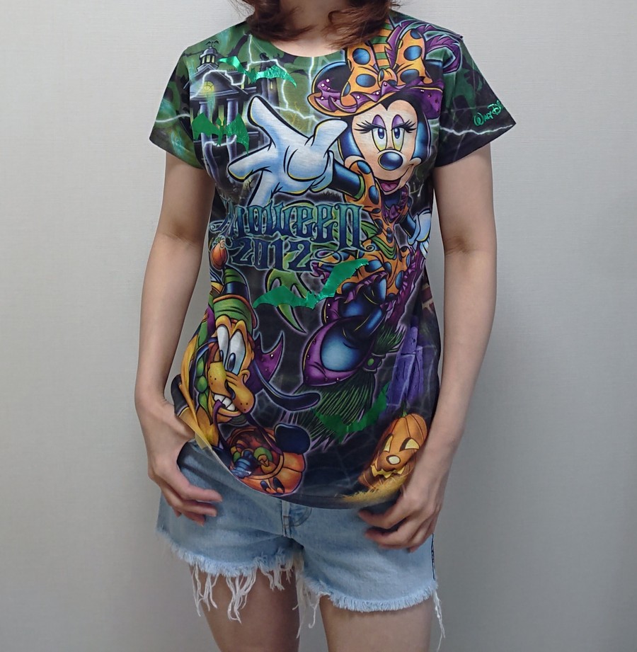 ディズニー ワールド ハロウィン Tシャツ 古着屋 Glitter S