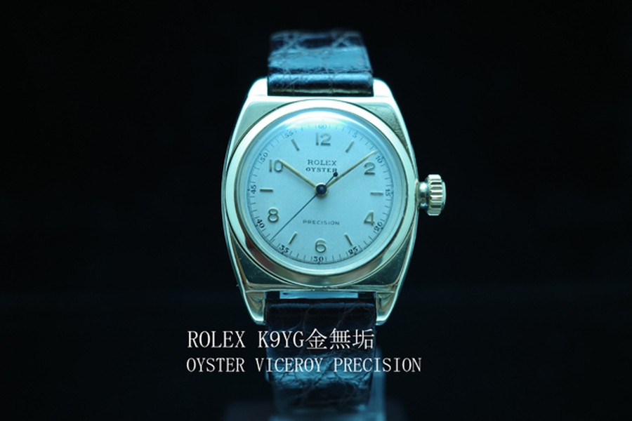 ROLEX ロレックス K9YG　PRECISION　手巻き　アンティーク　時計