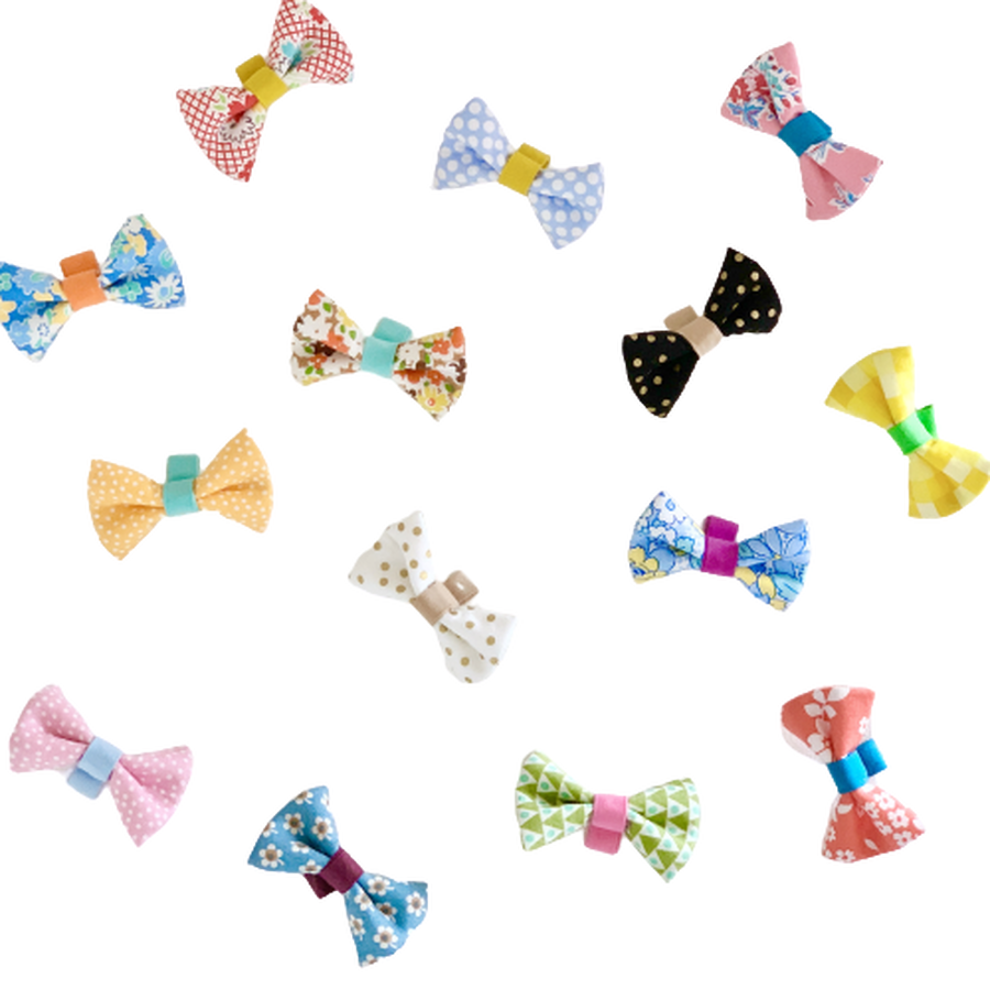骨壷カバーオプション リボンアクセサリー ホワイト ドット Ethicolorful エシカラフル