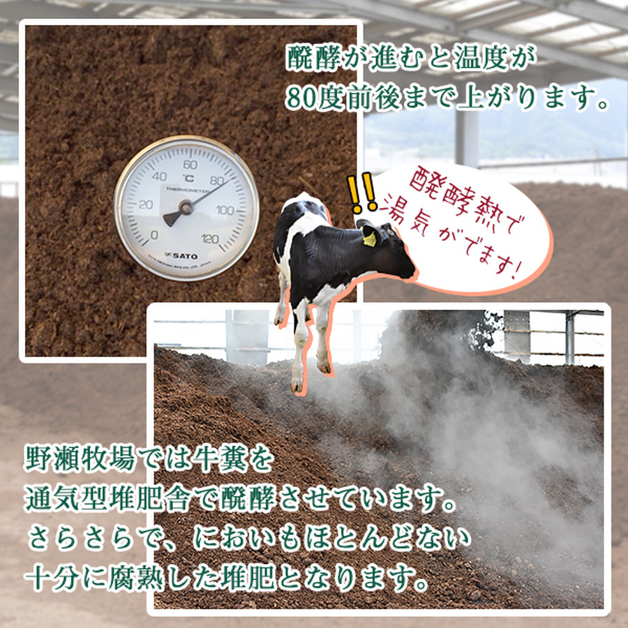 完熟馬糞堆肥 土壌改良 発酵 約10kg 約40L 秋野菜