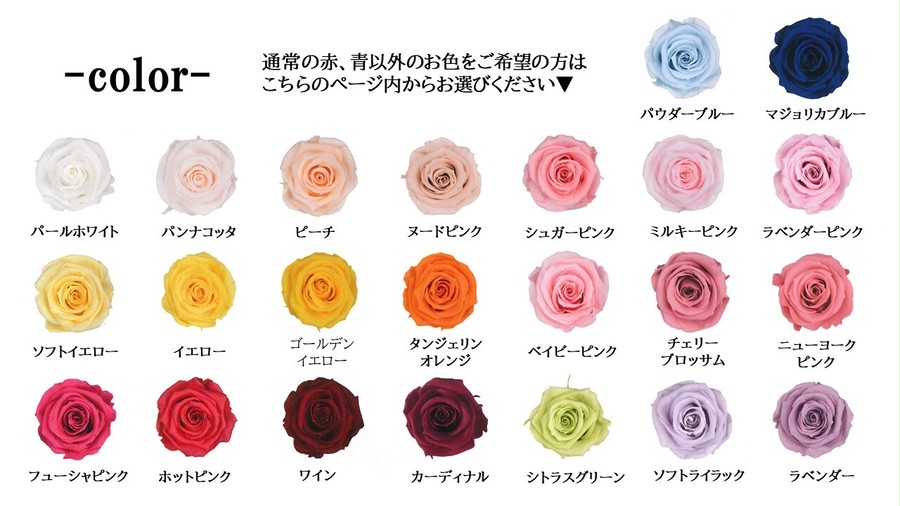 薔薇プリザーブドフラワーギフトBOX【Lsize】 | ヤブシタオンライン 