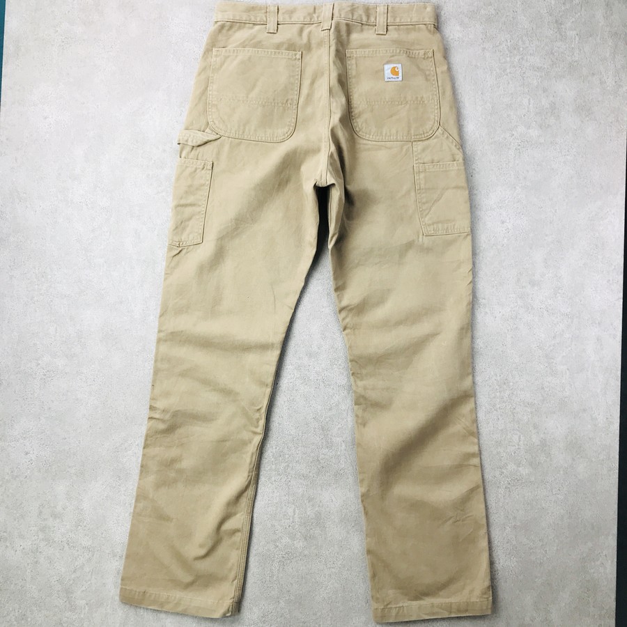 カーハート Carhartt RELAXED FIT 活躍範囲の広い ベージュの