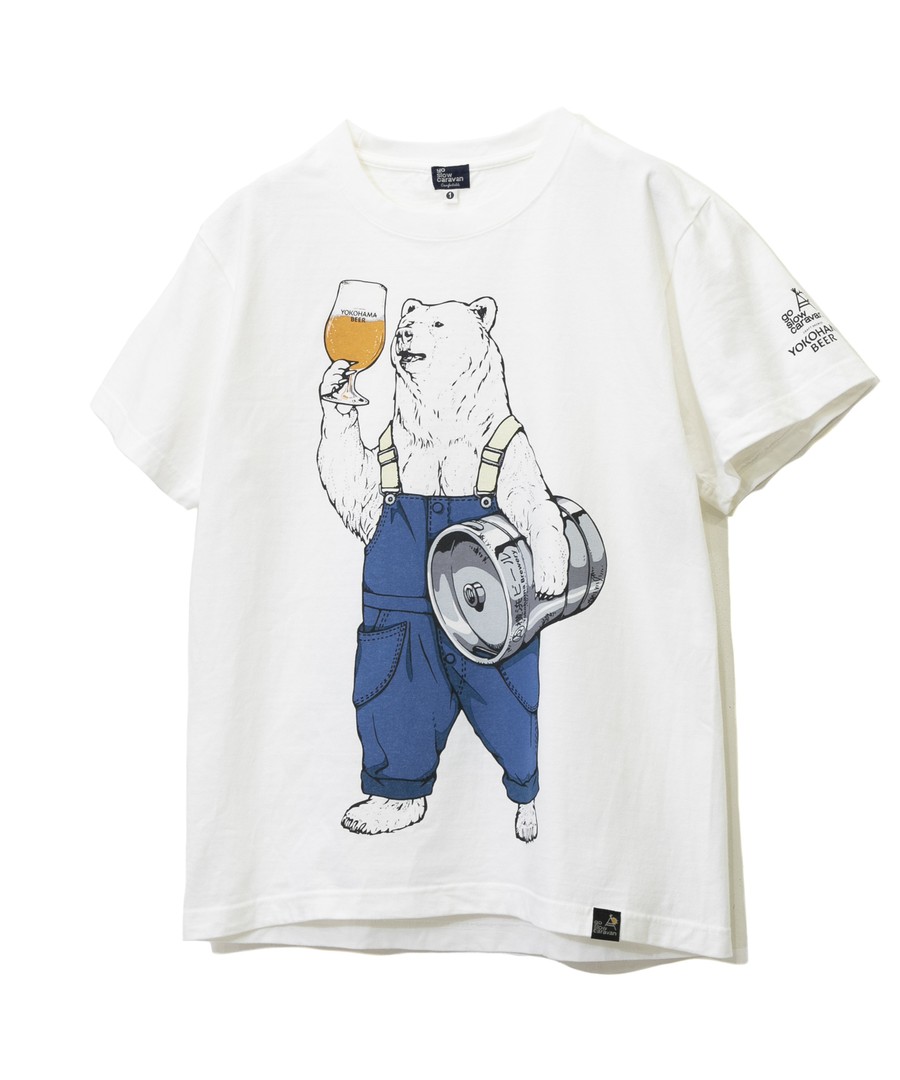 ゴースローキャラバン Go Slow Caravan Tシャツ ビール柄 驚きの価格