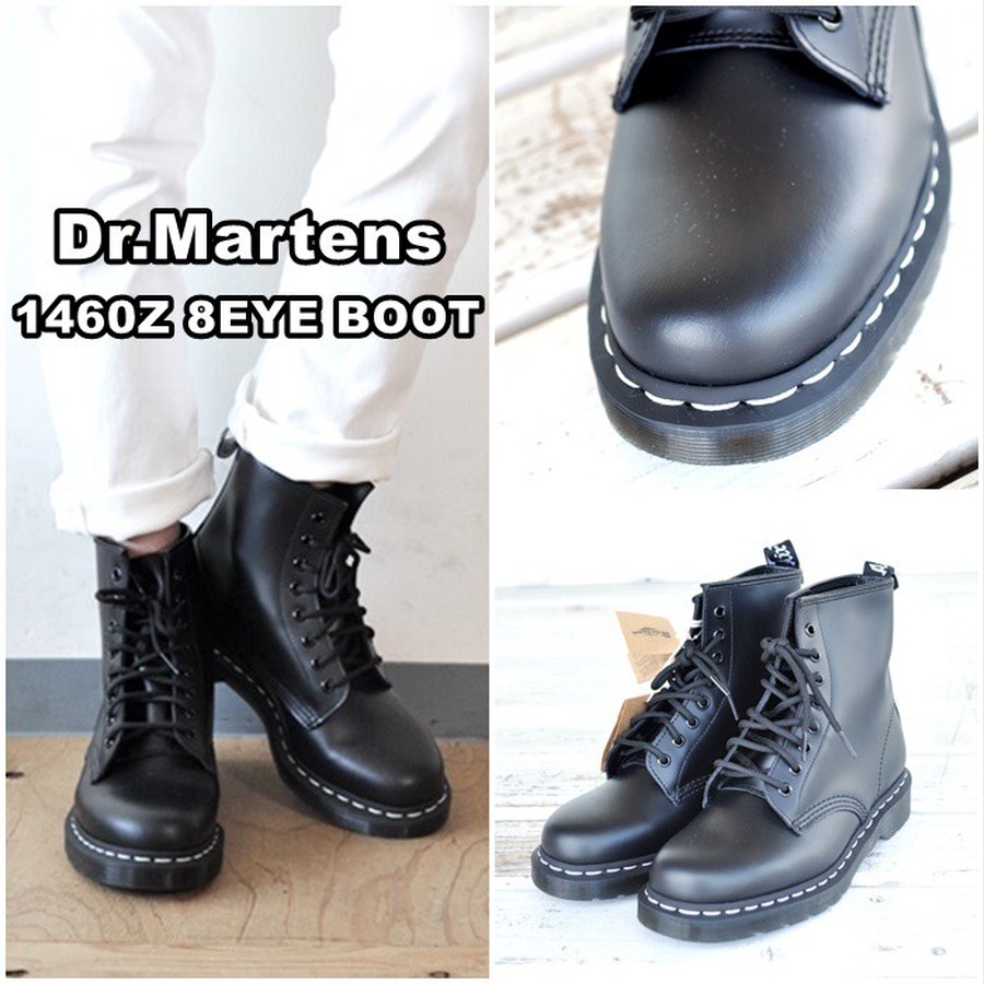 Dr.Martens ドクターマーチン 8ホールブーツ ホワイトステッチ