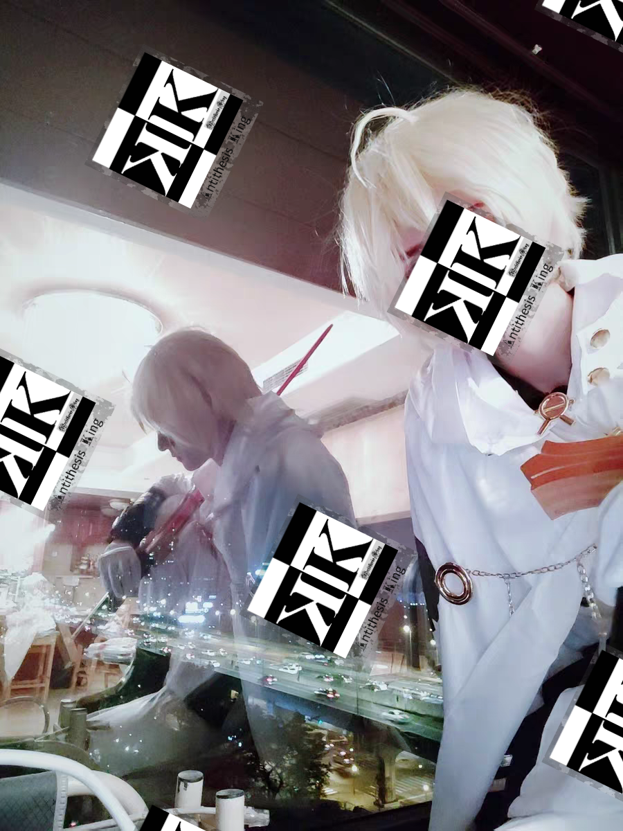 ATK.COS】 T44 コスプレ 吸血鬼 軍服 白 戦闘服 衣装 武器 靴