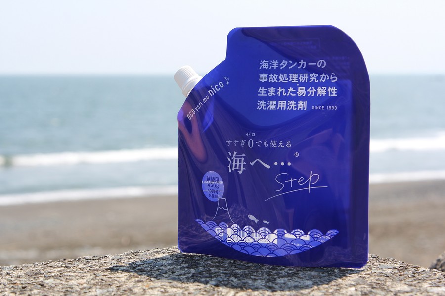 海へ…Step 詰替パック（450g）3個セット｜がんこ本舗｜衣類洗濯用洗剤 