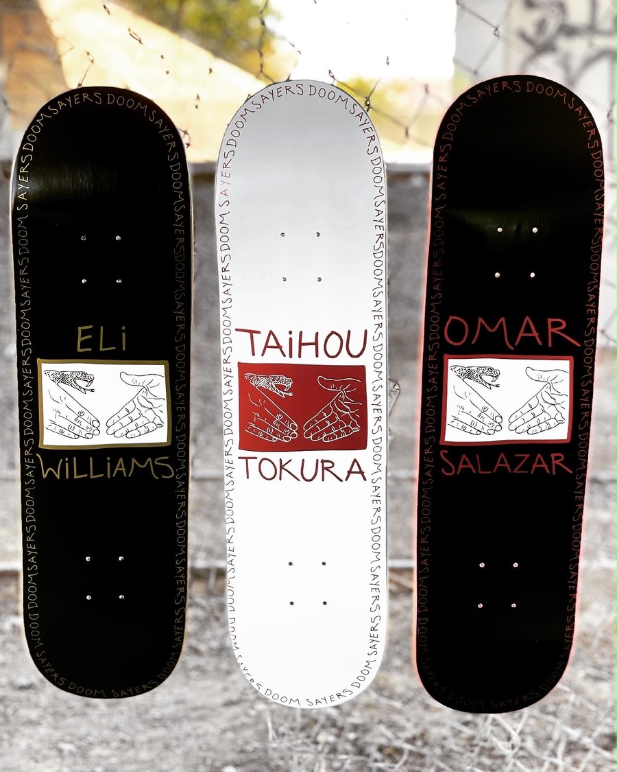 DOOMSAYERS OMAR SALAZAR SNAKESHAKE DECK 8.375