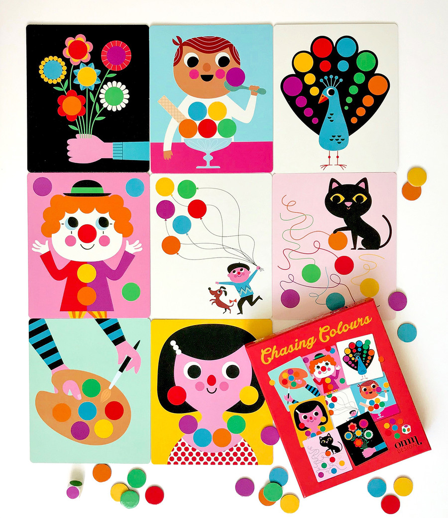 カラーゲーム 北欧 Chasing Colours Omm Design Kidsとmomのセレクト雑貨店 ピーアンドフレンズ P And Friends