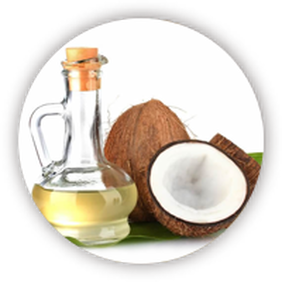 ココナッツ 高い保湿効果で、肌や髪に不足した油分と水分を与え、なめらかに整えます。