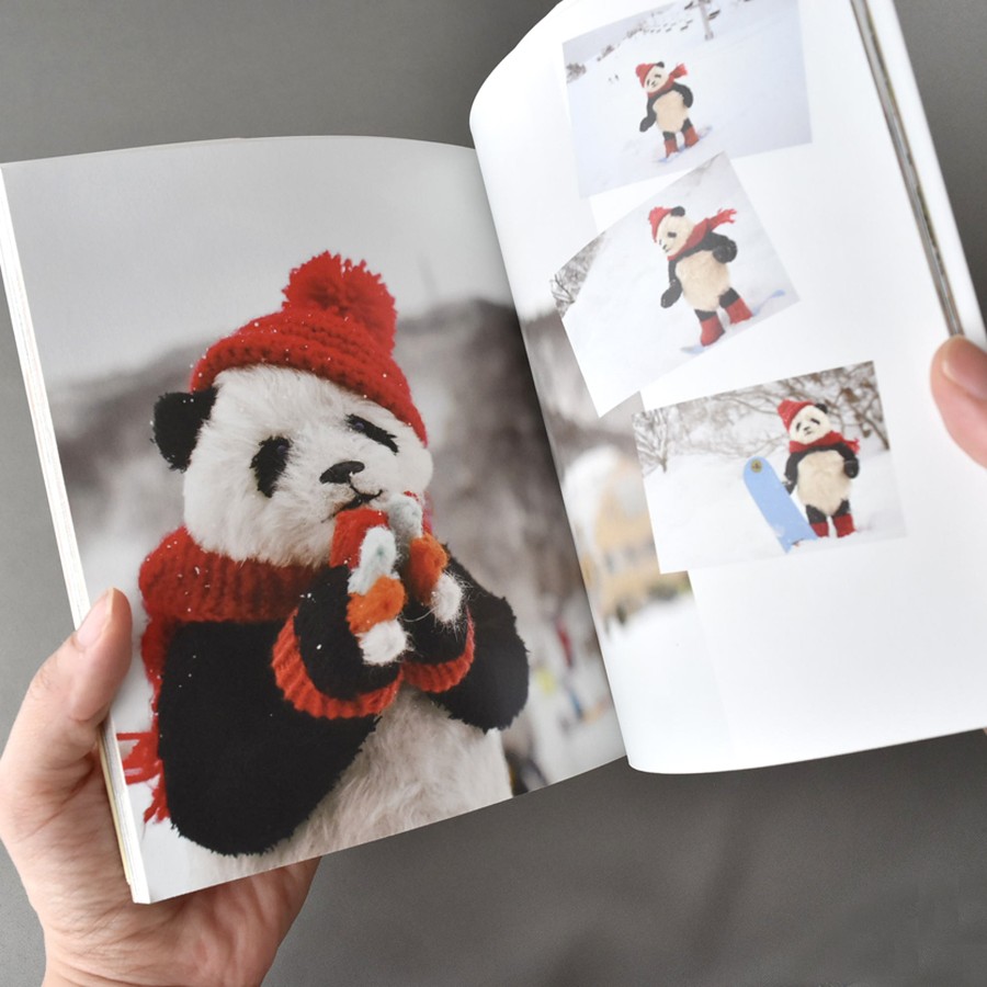 パンダが人間のような暮らしをしています